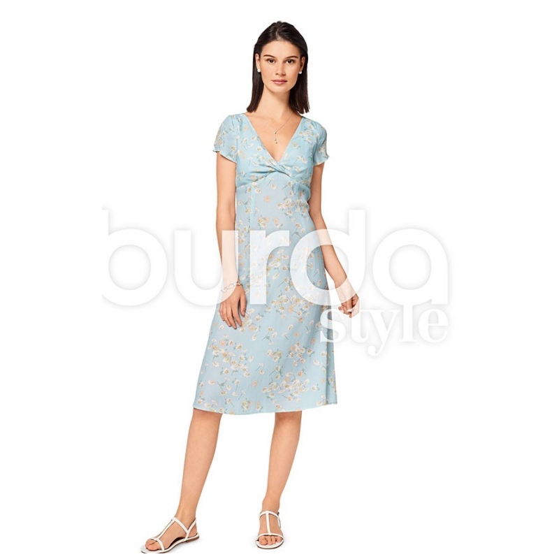 misses dress burda 6530, δυο πολύ κομψά πατρον για φινετσάτα φορέματα